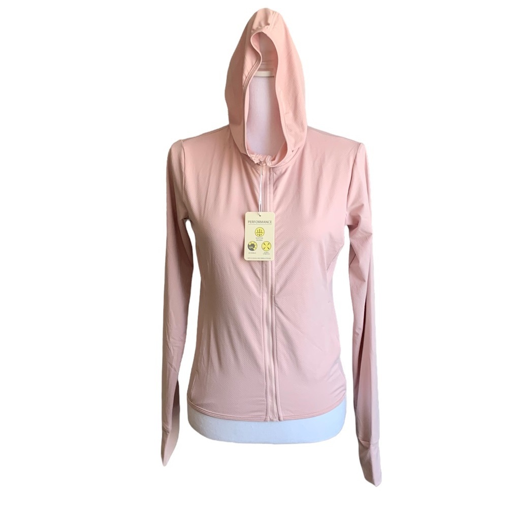 Love Tree Performance Long Sleeve Hoodie Tee Size SMALL